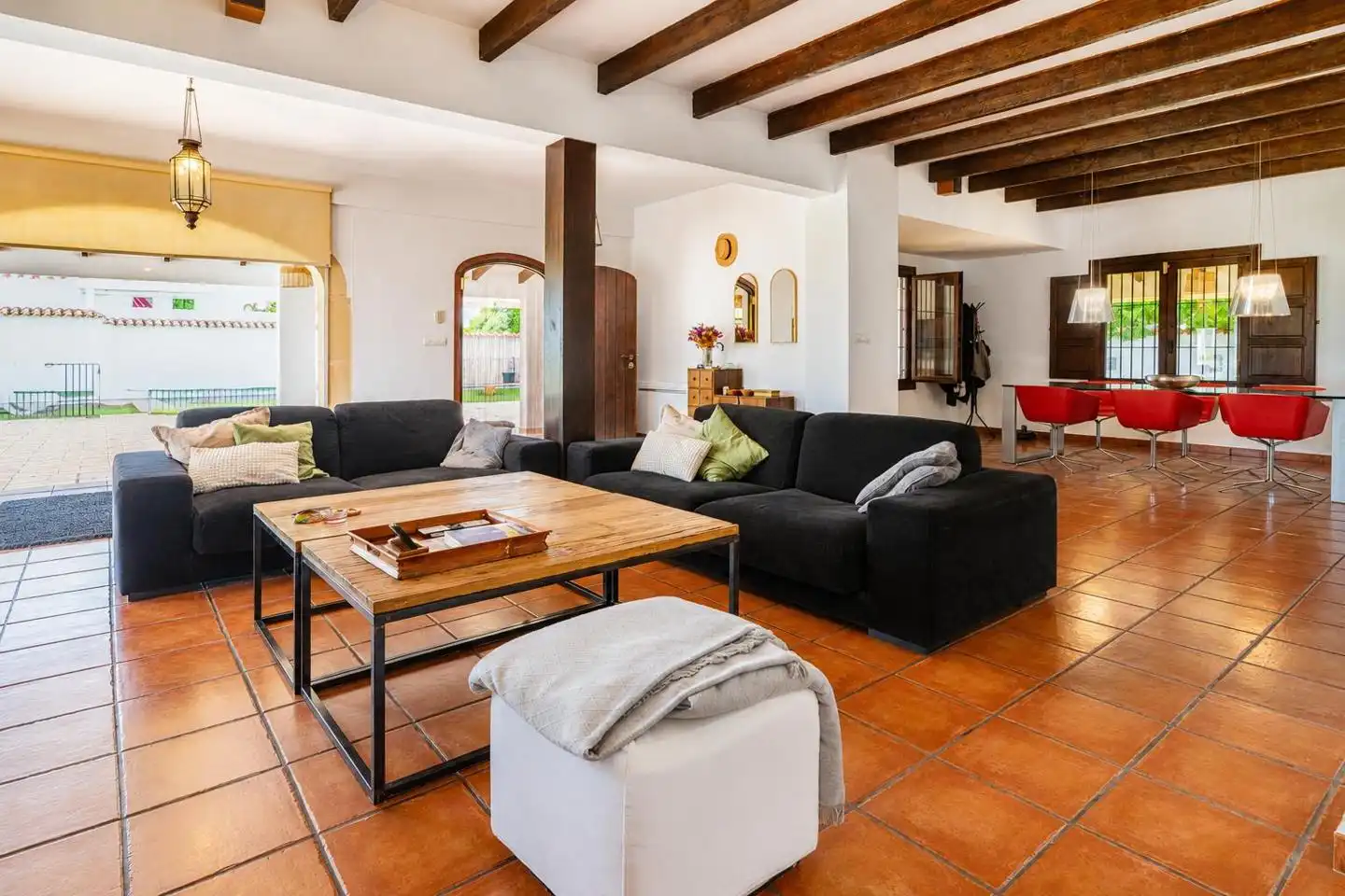 Sala de estar de Casa o chalet en venta en Santa Pola con Calefacción, Jardín privado y Parquet