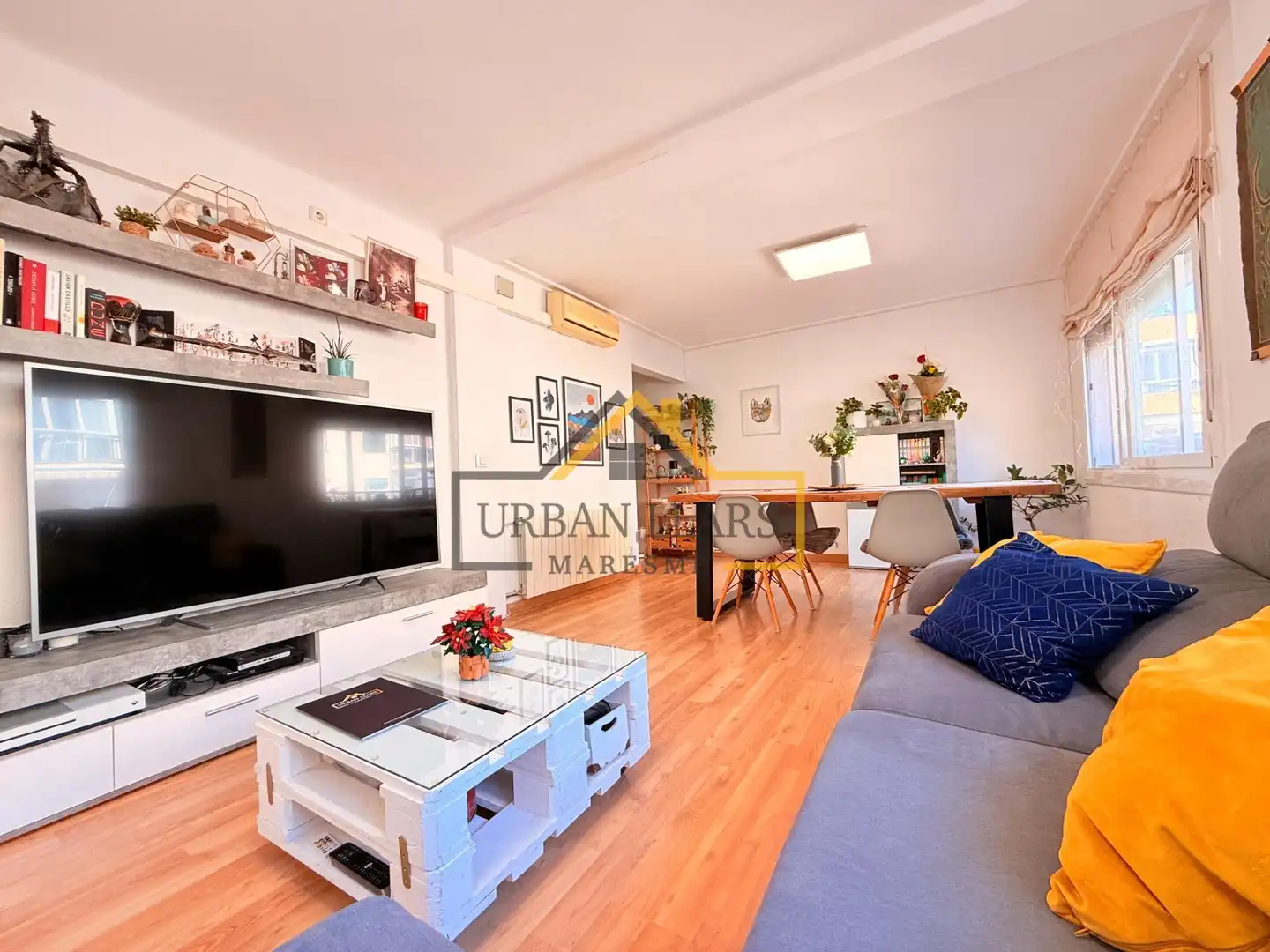 Sala de estar de Piso en venta en Mataró