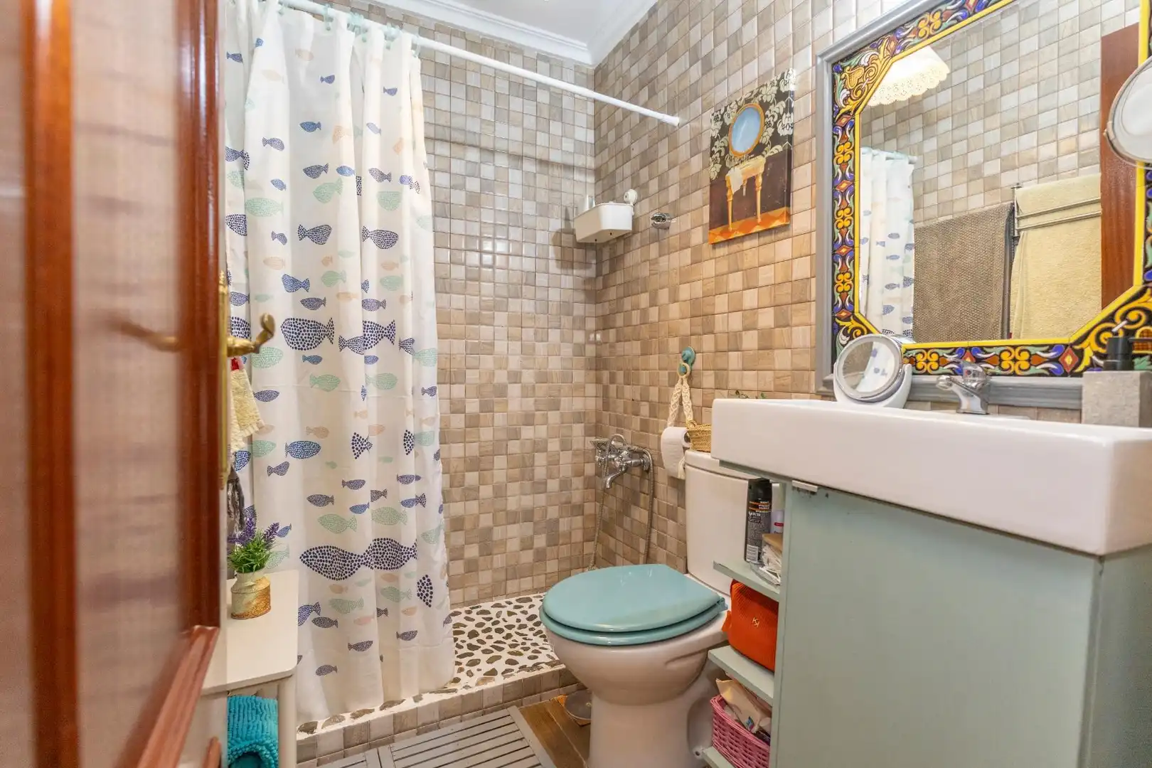 Baño de Casa adosada en venta en Guillena con Aire acondicionado, Calefacción y Terraza