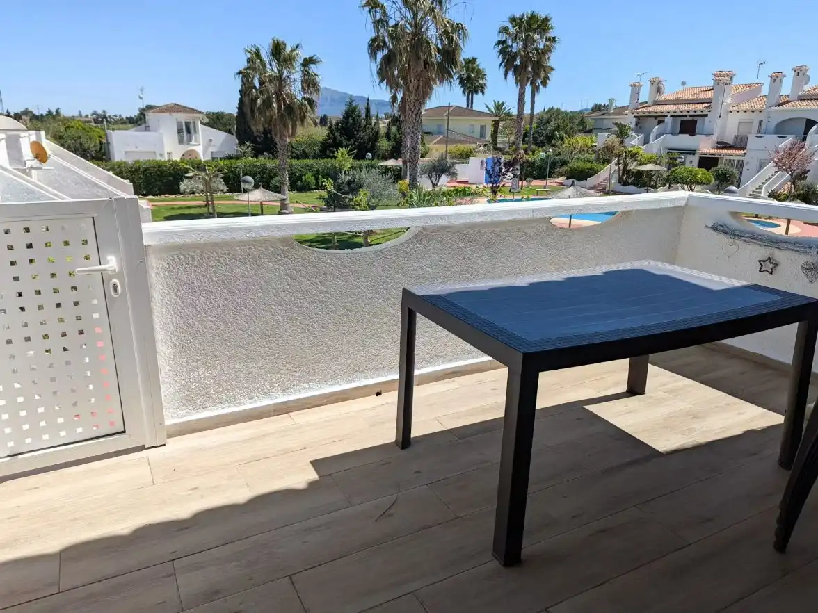 Terrace of Flat for rent in Dénia  with Air Conditioner, Heating and Furnished