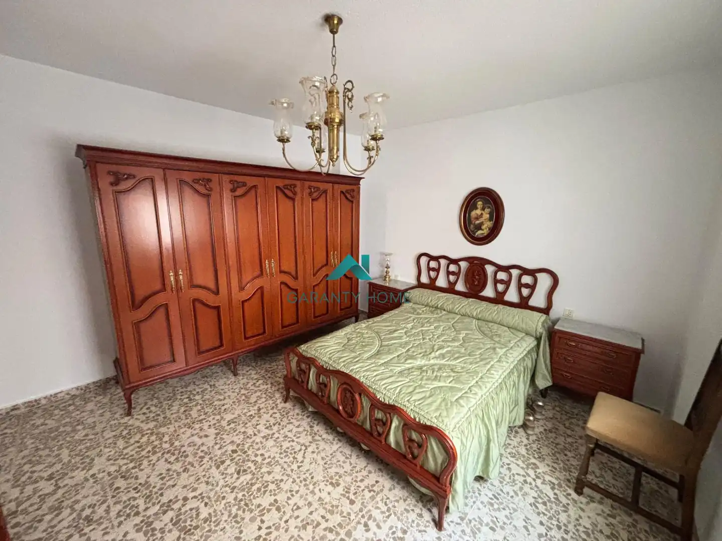 Bedroom of Flat for sale in Jaén  with Storage room, Furnished and Balcony