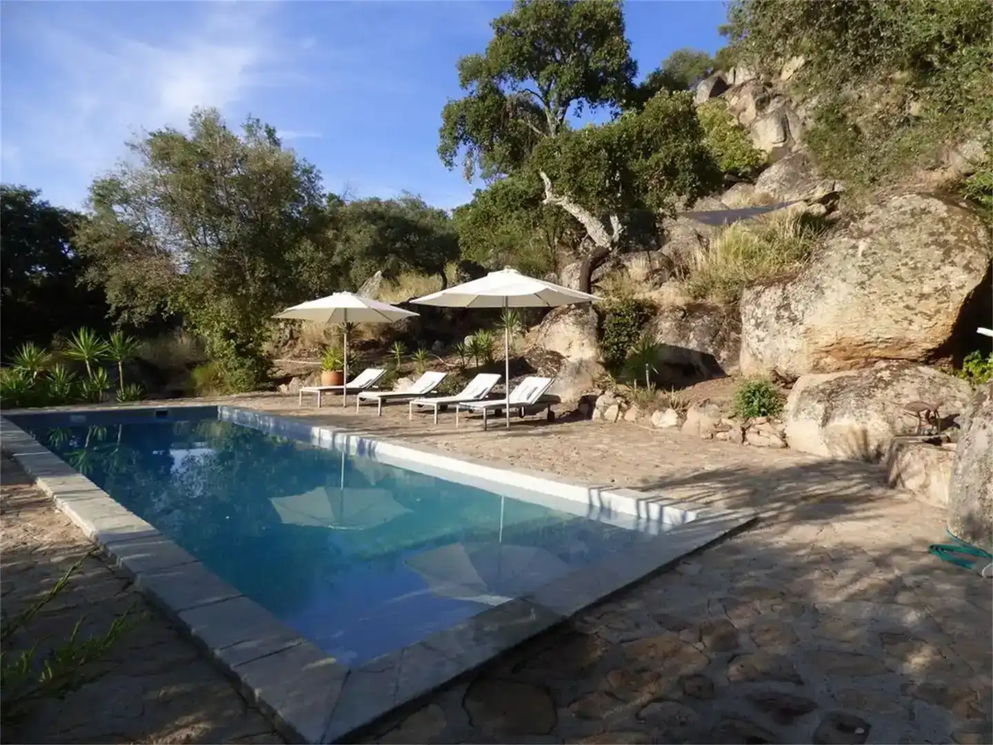 Piscina de Casa o chalet en venta en Montánchez con Jardín privado, Piscina y Balcón