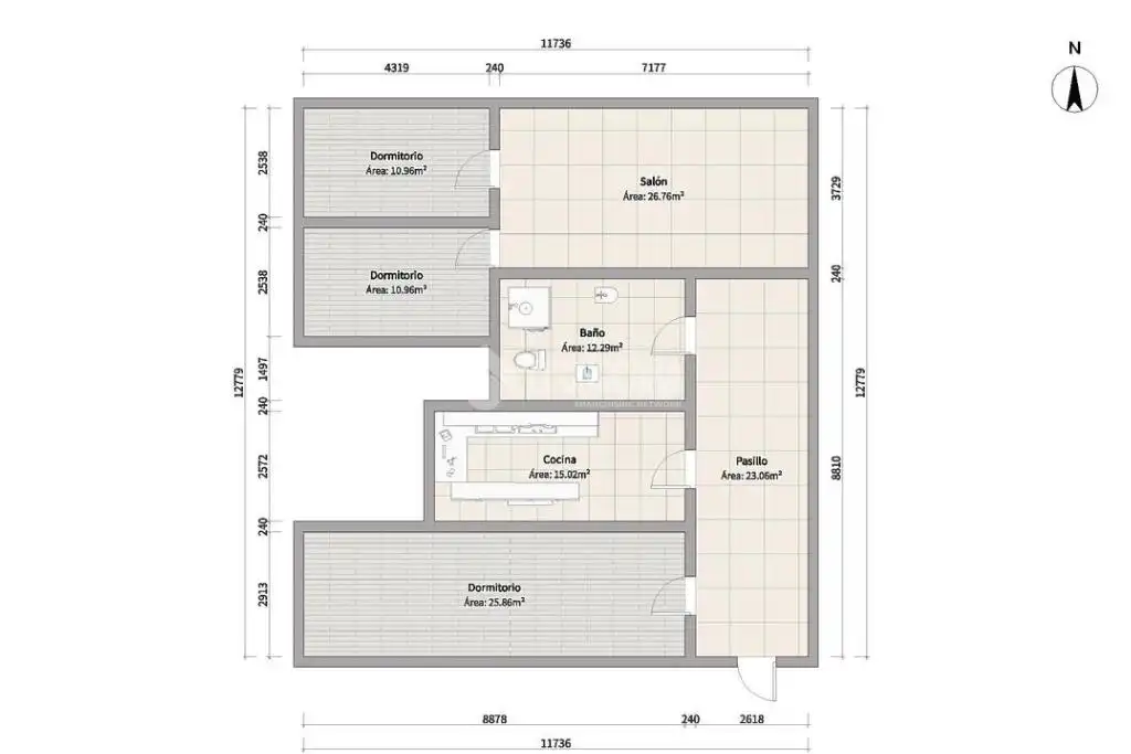 Piso en venta en Almería