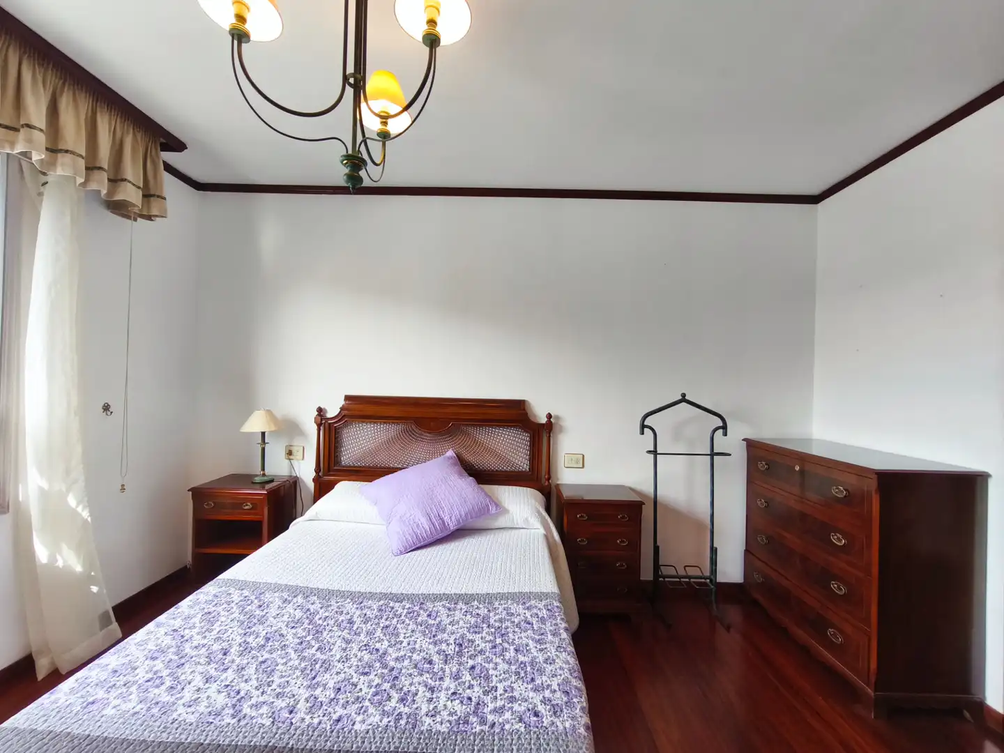 Bedroom of Flat for rent in Santiago de Compostela   with Heating and Furnished