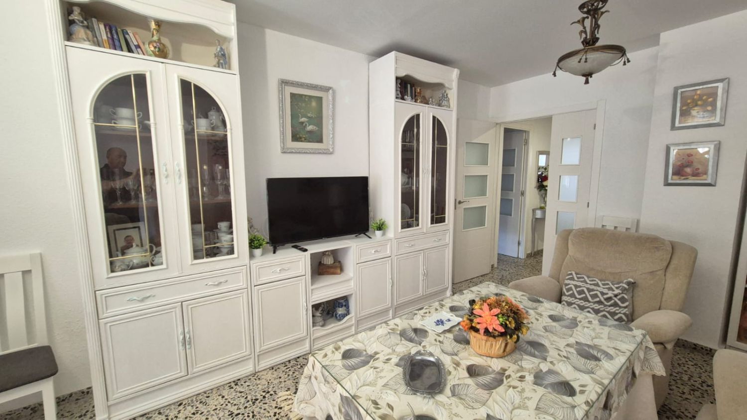 Sala de estar de Piso en venta en Badajoz Capital con Aire acondicionado y Balcón