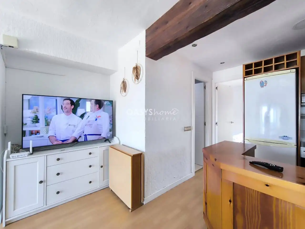 Sala de estar de Piso de alquiler en La Manga del Mar Menor con Terraza, Trastero y Amueblado