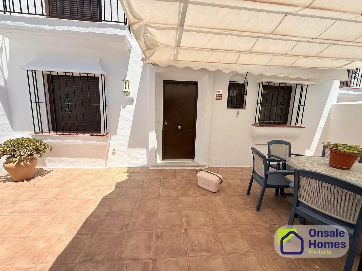 Jardín de Casa adosada de alquiler con opción a compra en Marbella con Terraza, Amueblado y Piscina comunitaria