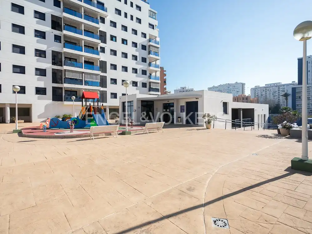 Terrace of Flat for rent in La Pobla de Farnals  with Air Conditioner, Heating and Private garden
