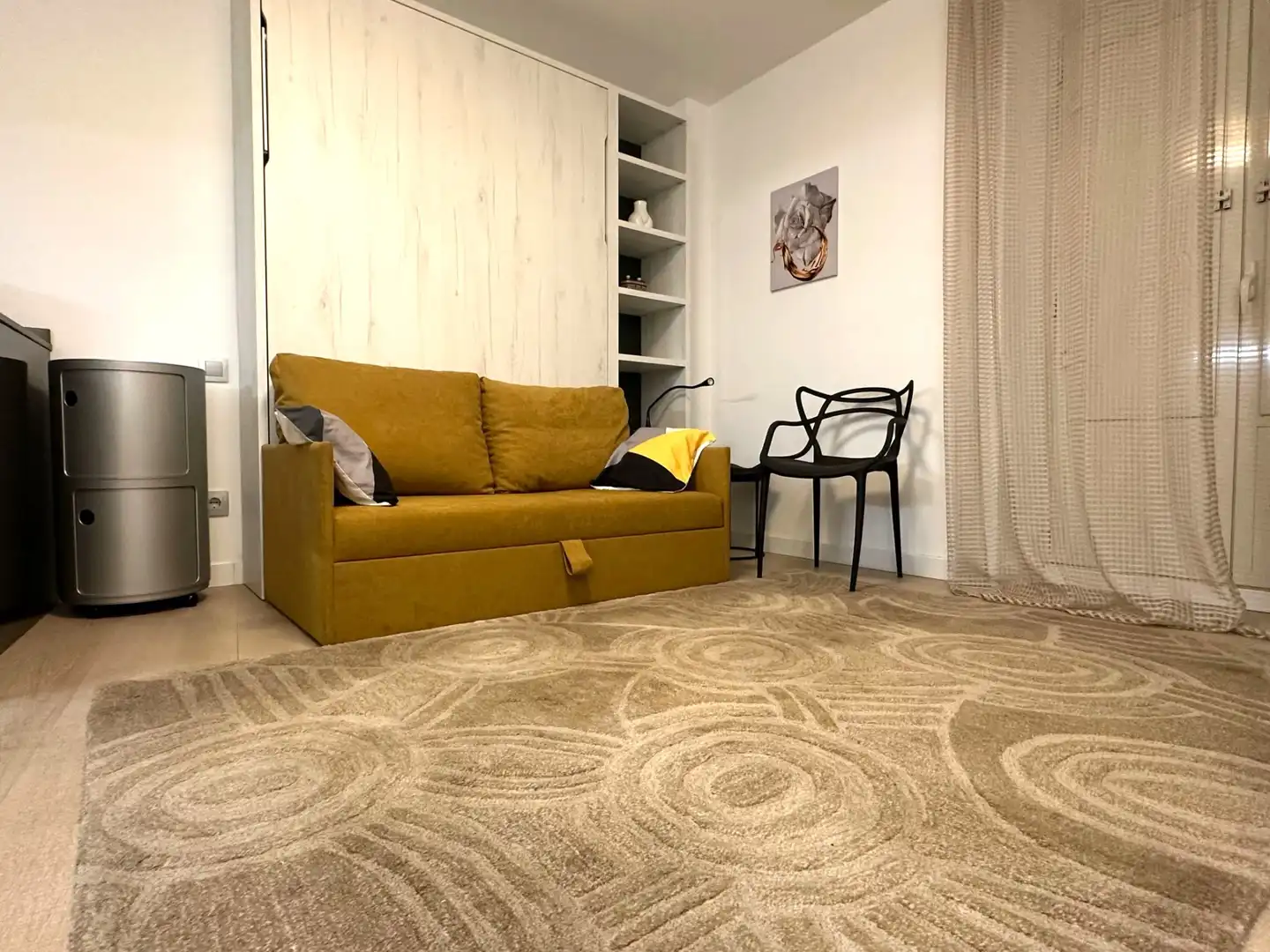 Sala de estar de Apartamento en venta en Madrid con Calefacción, Terraza y Amueblado