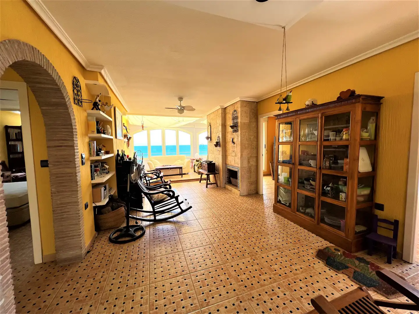 Sala d'estar de Àtic en venda en Dénia amb Aire condicionat, Calefacció i Jardí privat