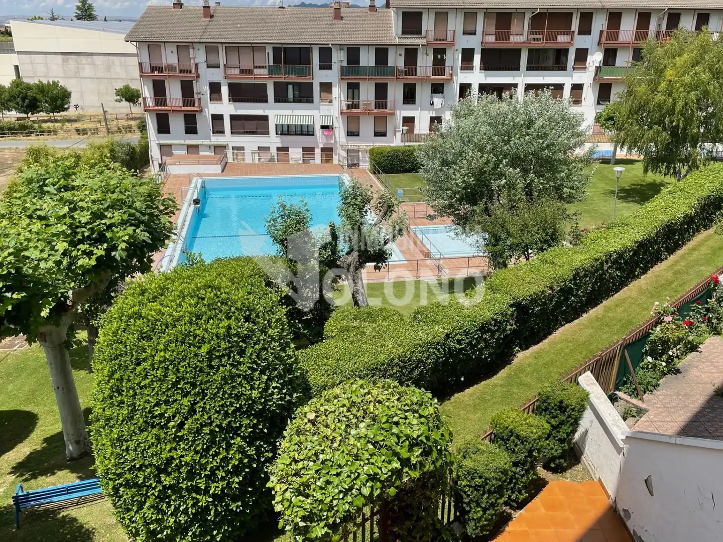 Schwimmbecken von Maisonette zum Verkauf in Labastida / Bastida mit Klimaanlage, Heizung und Parkett