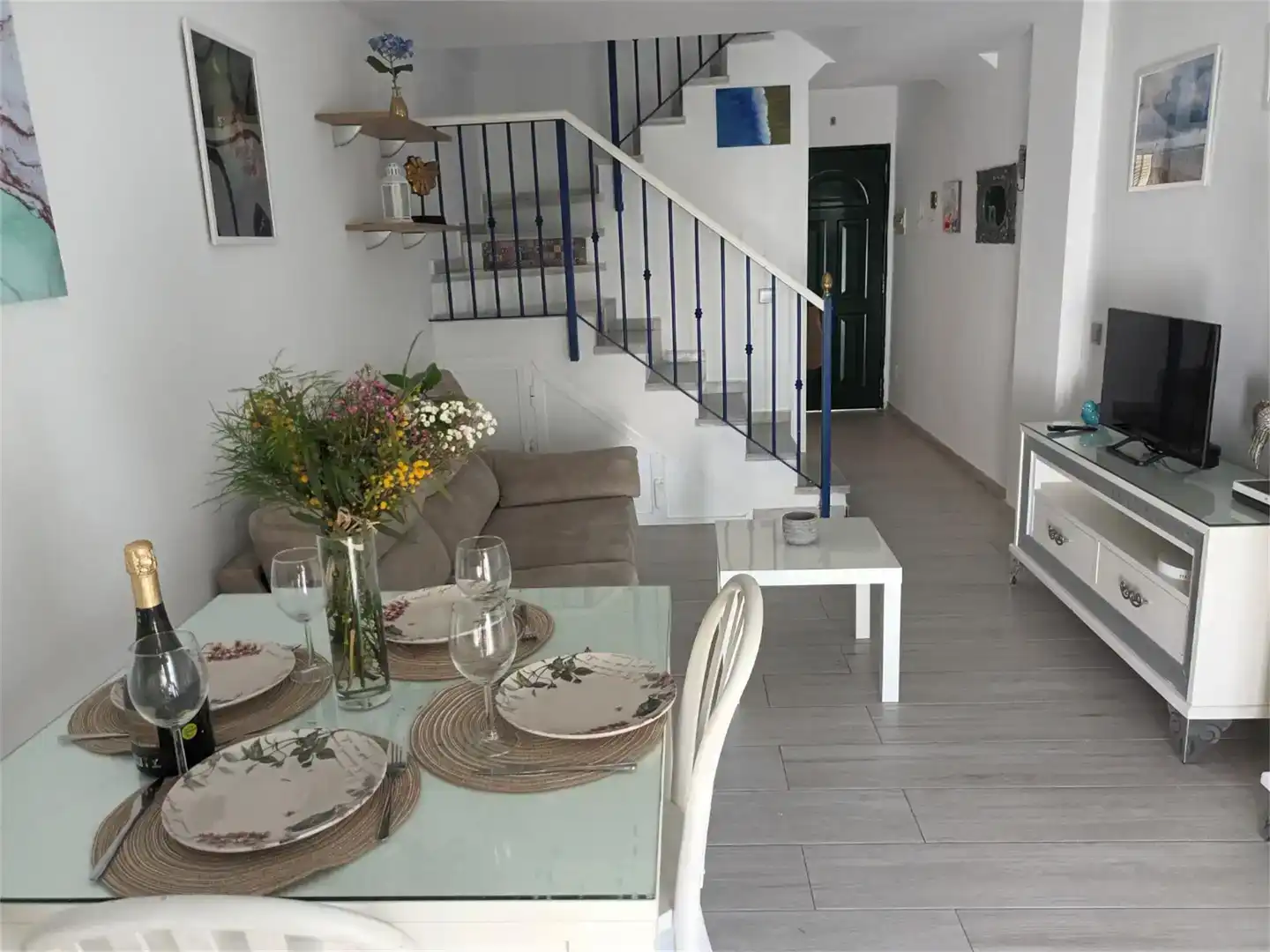 Dining room of Duplexes for rent in Tarifa  with Furnished, Oven and Washing machine