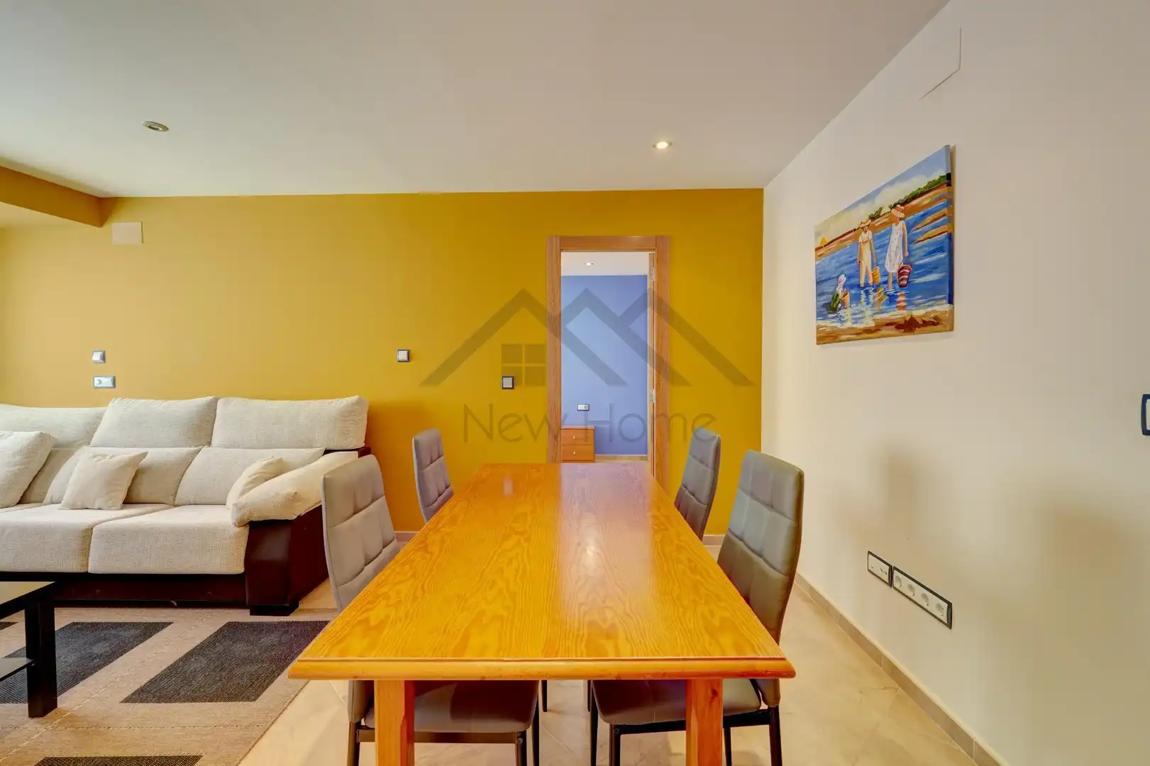 Dining room of Flat for sale in La Pobla de Vallbona  with Air Conditioner, Heating and Balcony