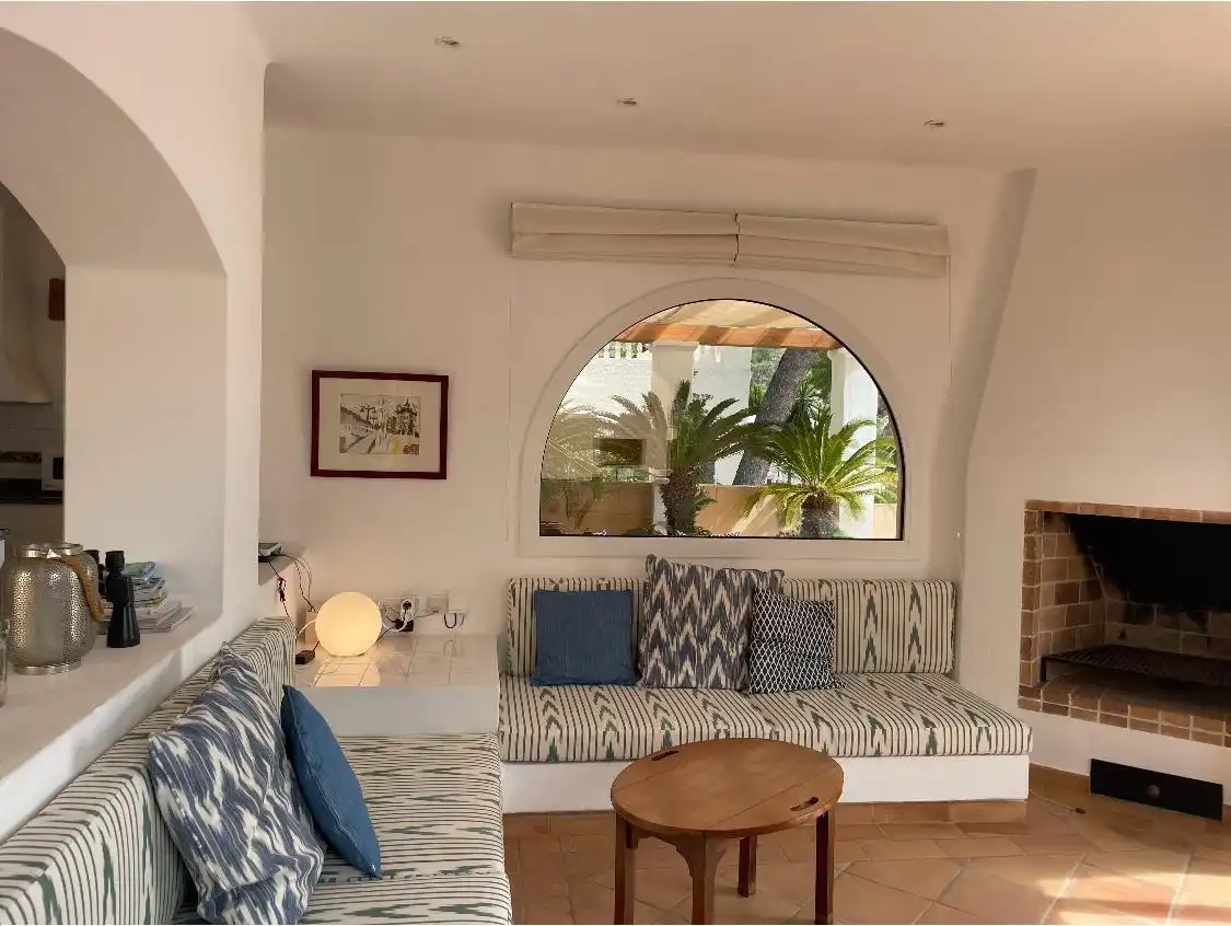 Sala de estar de Casa o chalet de alquiler en Andratx con Calefacción, Jardín privado y Terraza