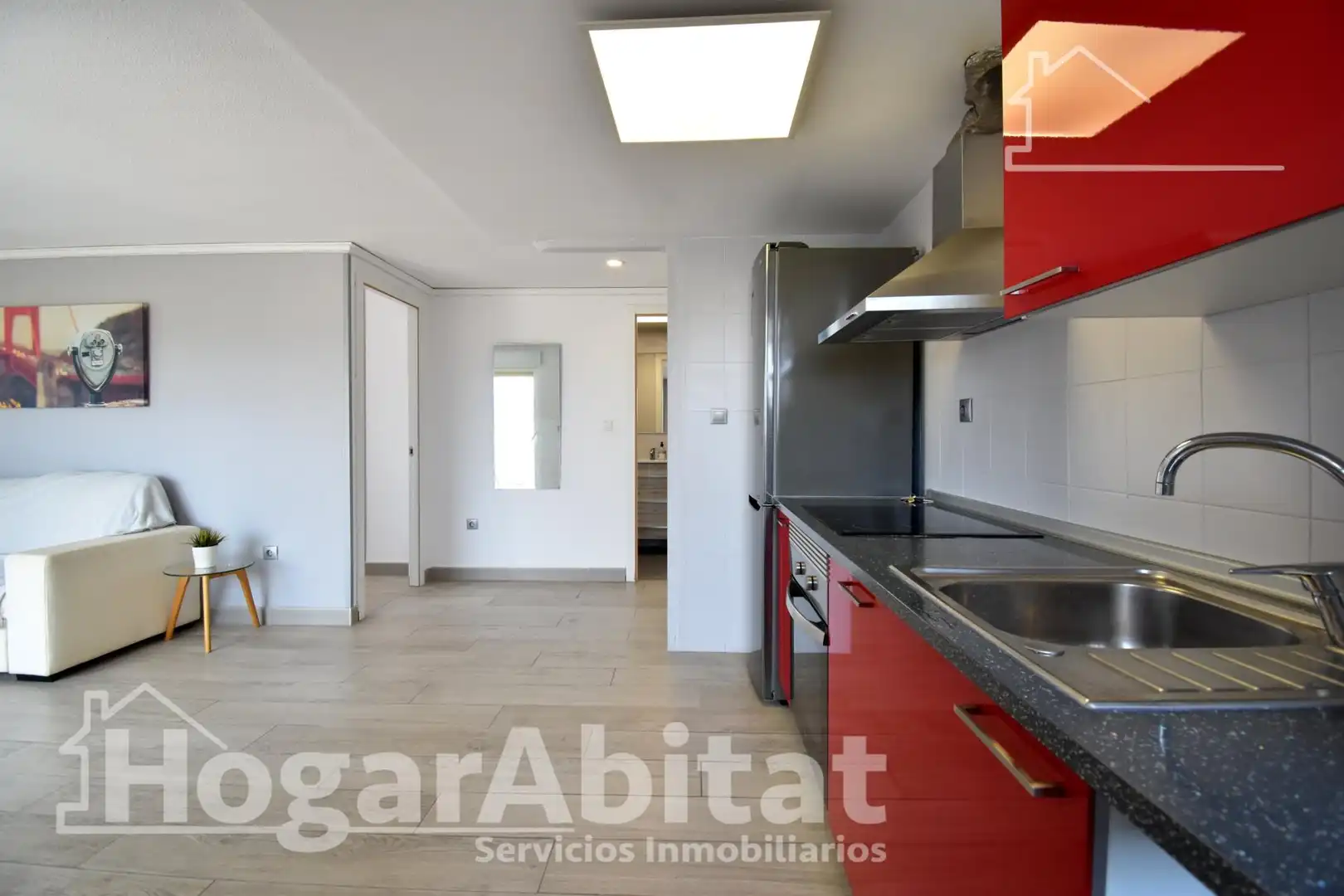 Kitchen of Flat for sale in Miramar  with Air Conditioner, Terrace and Balcony