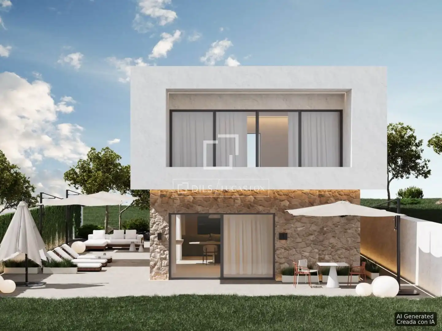 Vista exterior de Casa o xalet en venda en L'Eliana amb Aire condicionat, Terrassa i Piscina