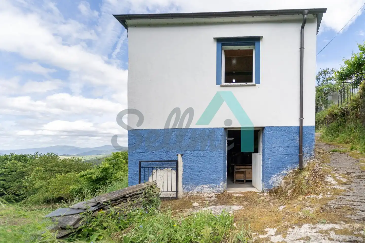Vista exterior de Casa o chalet en venta en Grandas de Salime con Jardín privado y Parquet