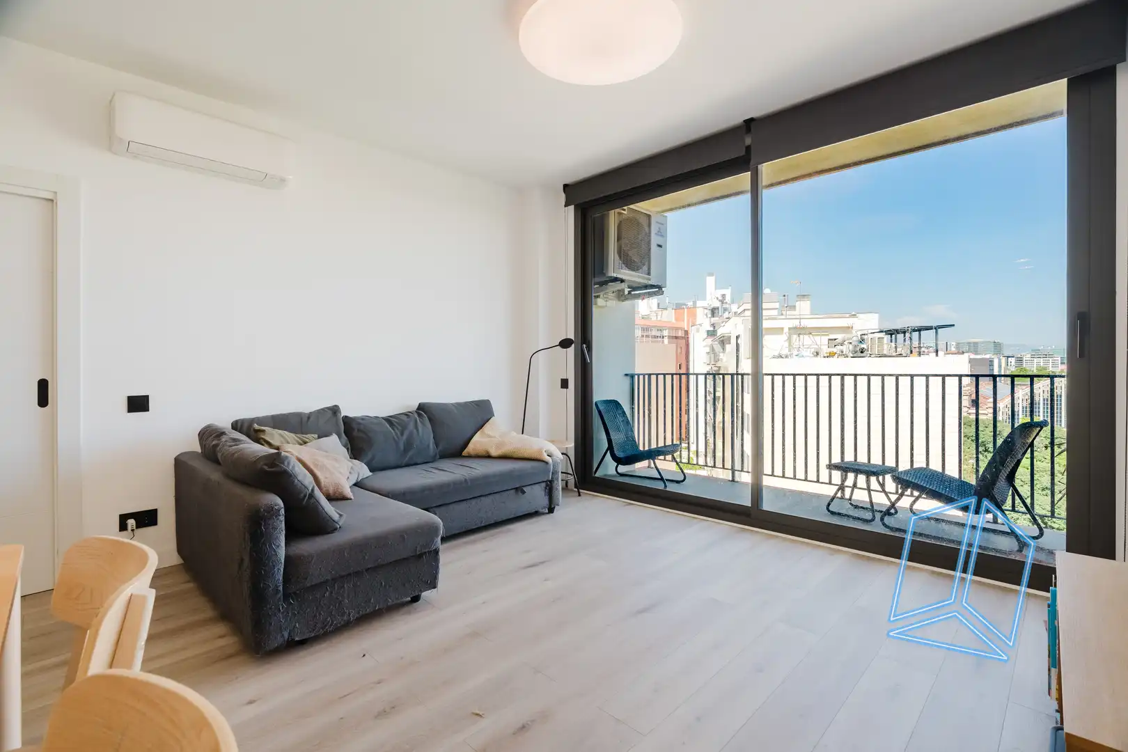 Living room of Flat for sale in Barcelona  with Balcony