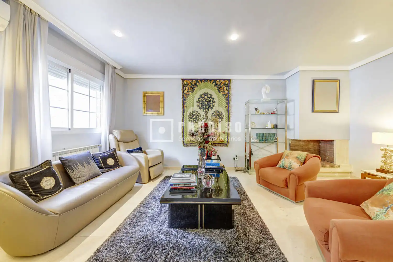 Sala de estar de Casa o chalet en venta en Las Rozas de Madrid con Jardín privado, Terraza y Trastero