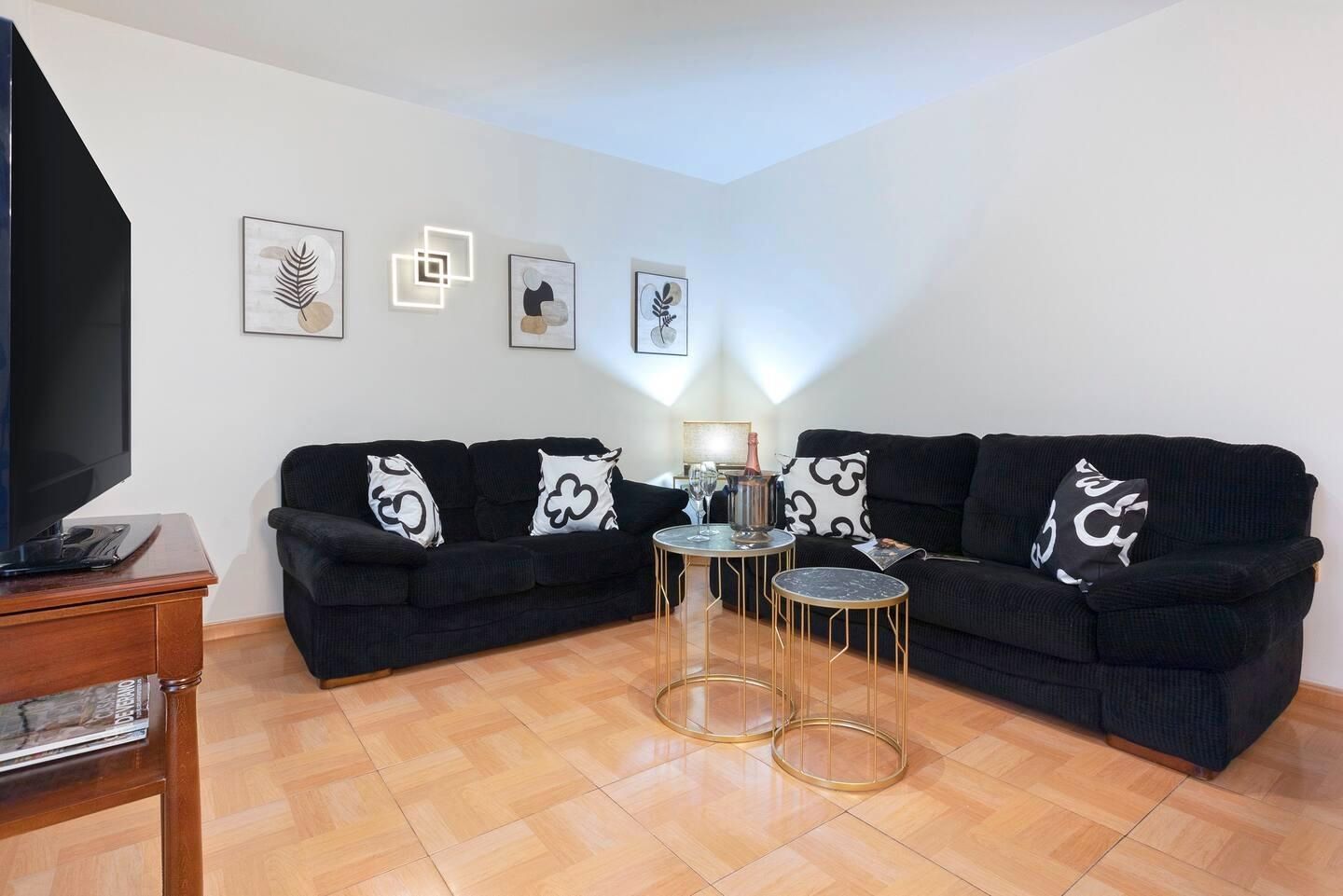 Sala d'estar de Pis en venda en Fuengirola amb Aire condicionat i Moblat