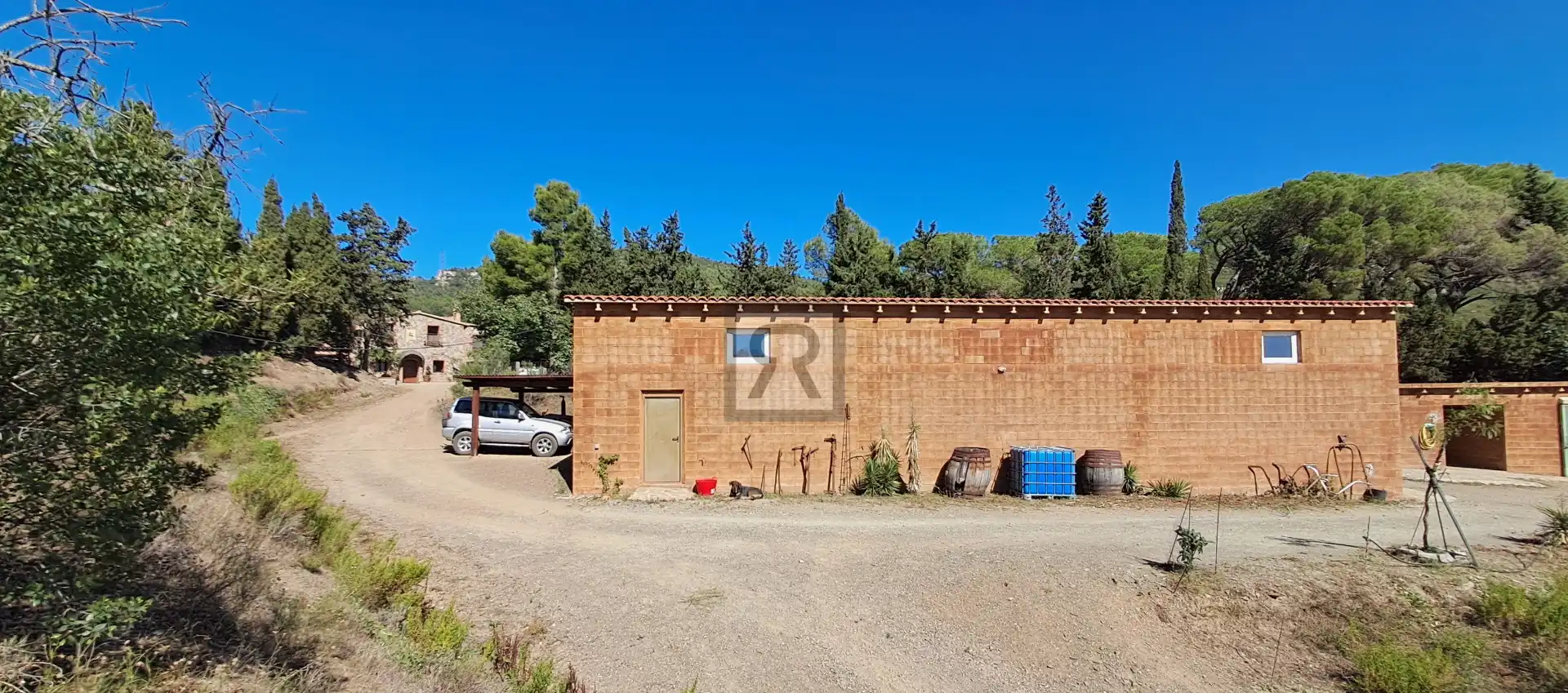 Vista exterior de Finca rústica en venta en L'Albiol con Calefacción, Jardín privado y Piscina