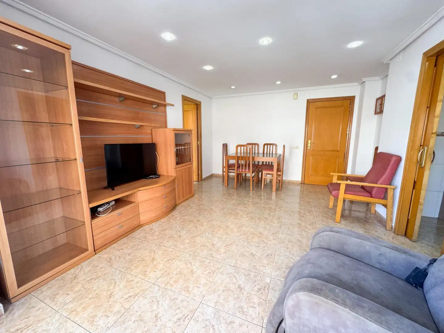 Sala de estar de Piso en venta en Valencia con Aire acondicionado y Balcón