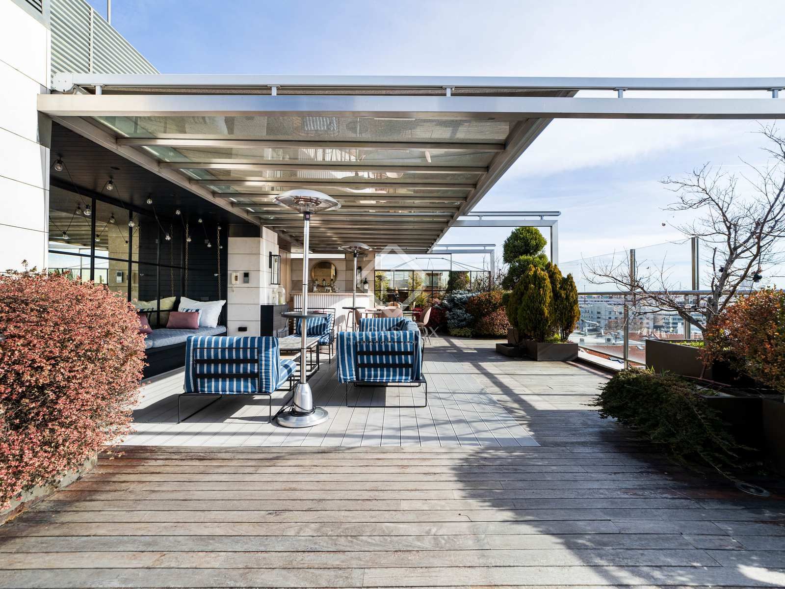 Terraza de Ático en venta en  Madrid Capital con Aire acondicionado, Calefacción y Parquet