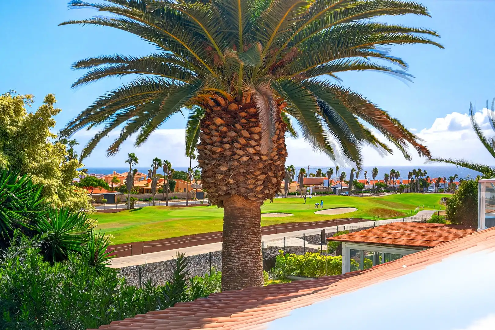 Vista exterior de Casa o xalet en venda en San Miguel de Abona amb Aire condicionat, Jardí privat i Moblat