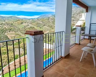 Exterior view of Flat to rent in Frigiliana  with Air Conditioner and Swimming Pool