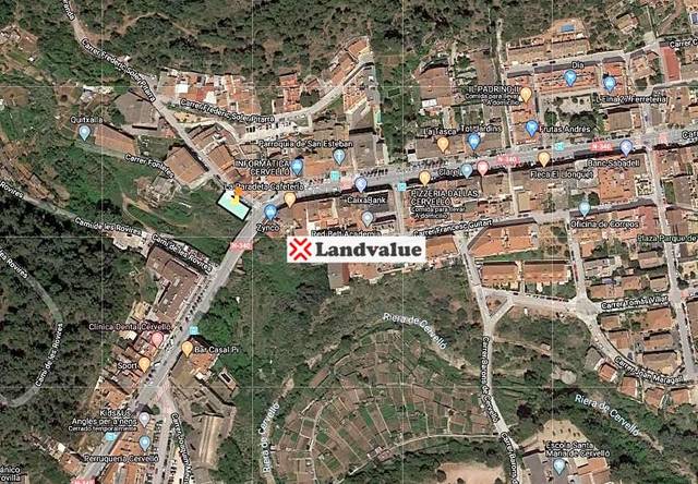 Terreno residencial en Venta en c/ Major, 1-3 esquina c/ Frederic Soler Pitarra en Cervelló