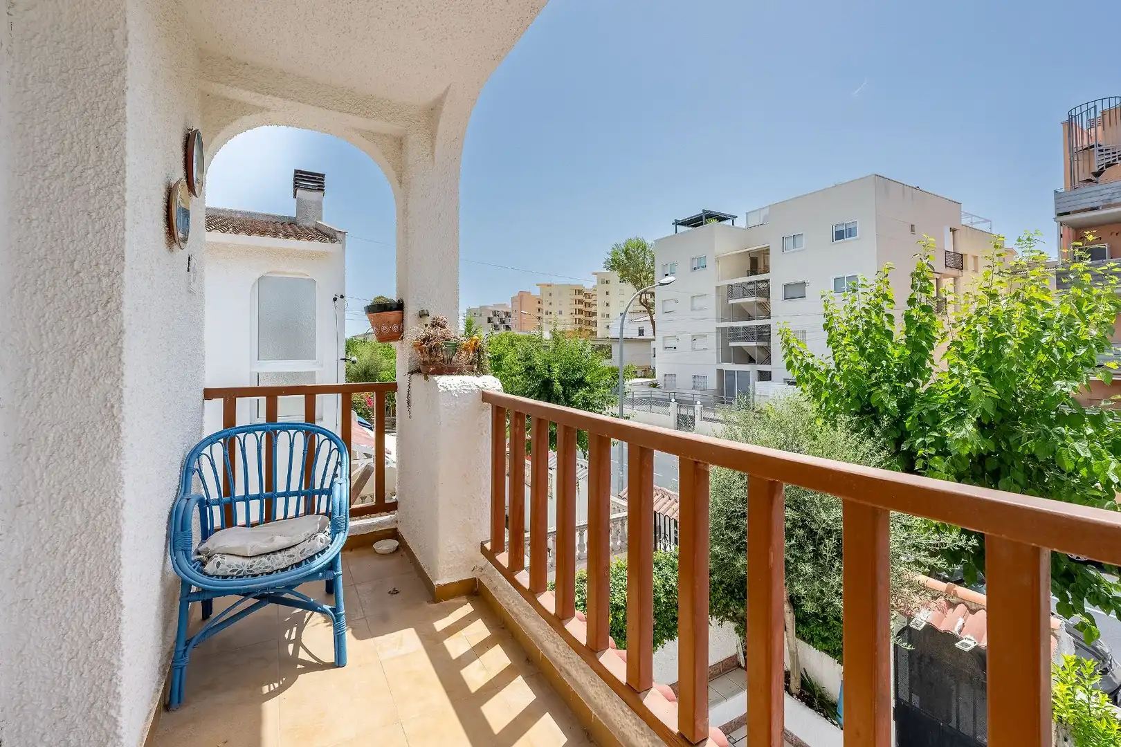 Terrassa de Casa adosada en venda en Cunit amb Aire condicionat, Calefacció i Jardí privat
