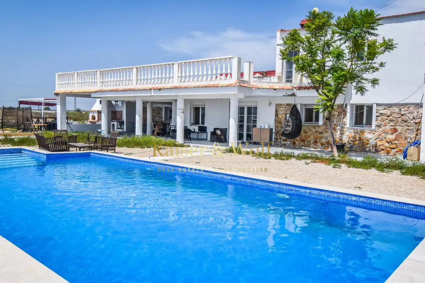Piscina de Finca rústica en venda en Crevillent amb Jardí privat, Terrassa i Piscina