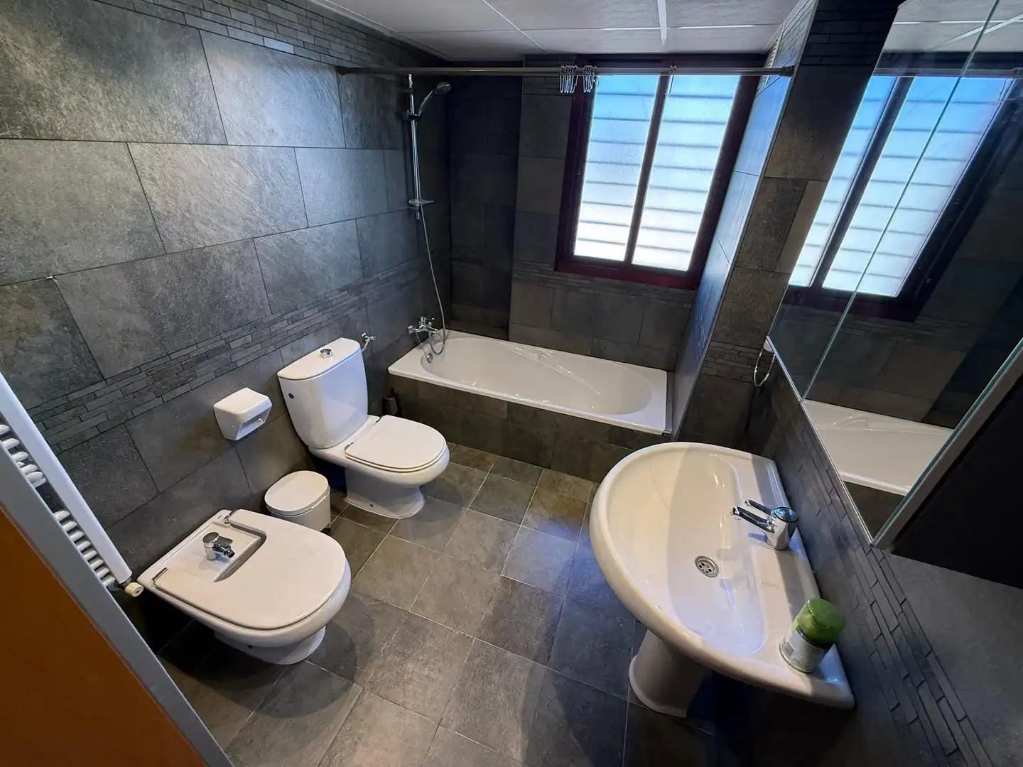 Baño de Piso de alquiler en Murcia con Aire acondicionado, Calefacción y Jardín privado
