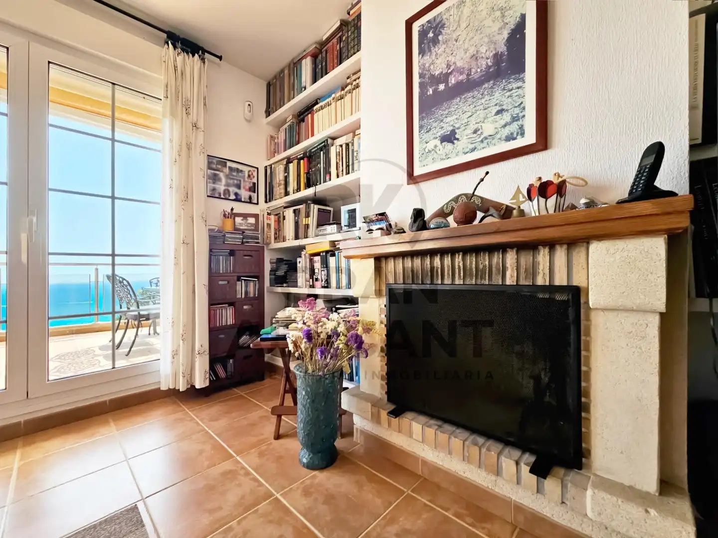 Sala d'estar de Casa o xalet en venda en Santa Pola amb Aire condicionat, Calefacció i Jardí privat
