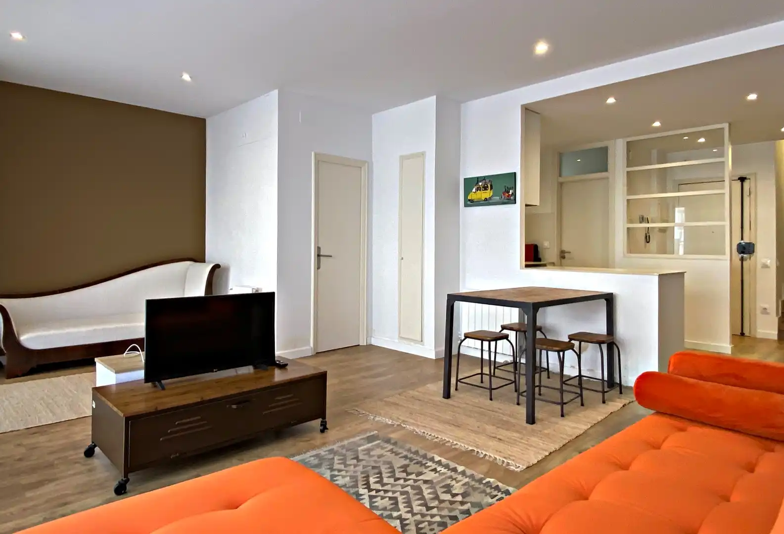 Wohnzimmer von Maisonette zum Verkauf in L'Hospitalet de Llobregat mit Klimaanlage, Heizung und Terrasse
