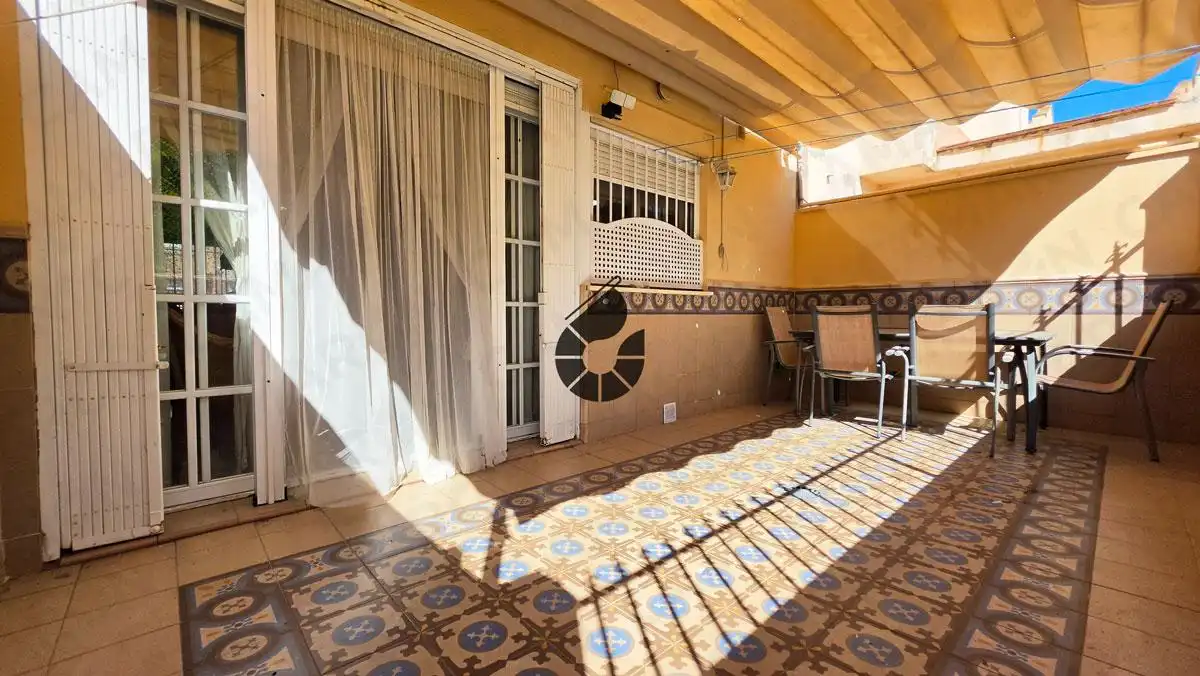 Terraza de Casa adosada en venta en Mairena del Aljarafe con Aire acondicionado y Trastero