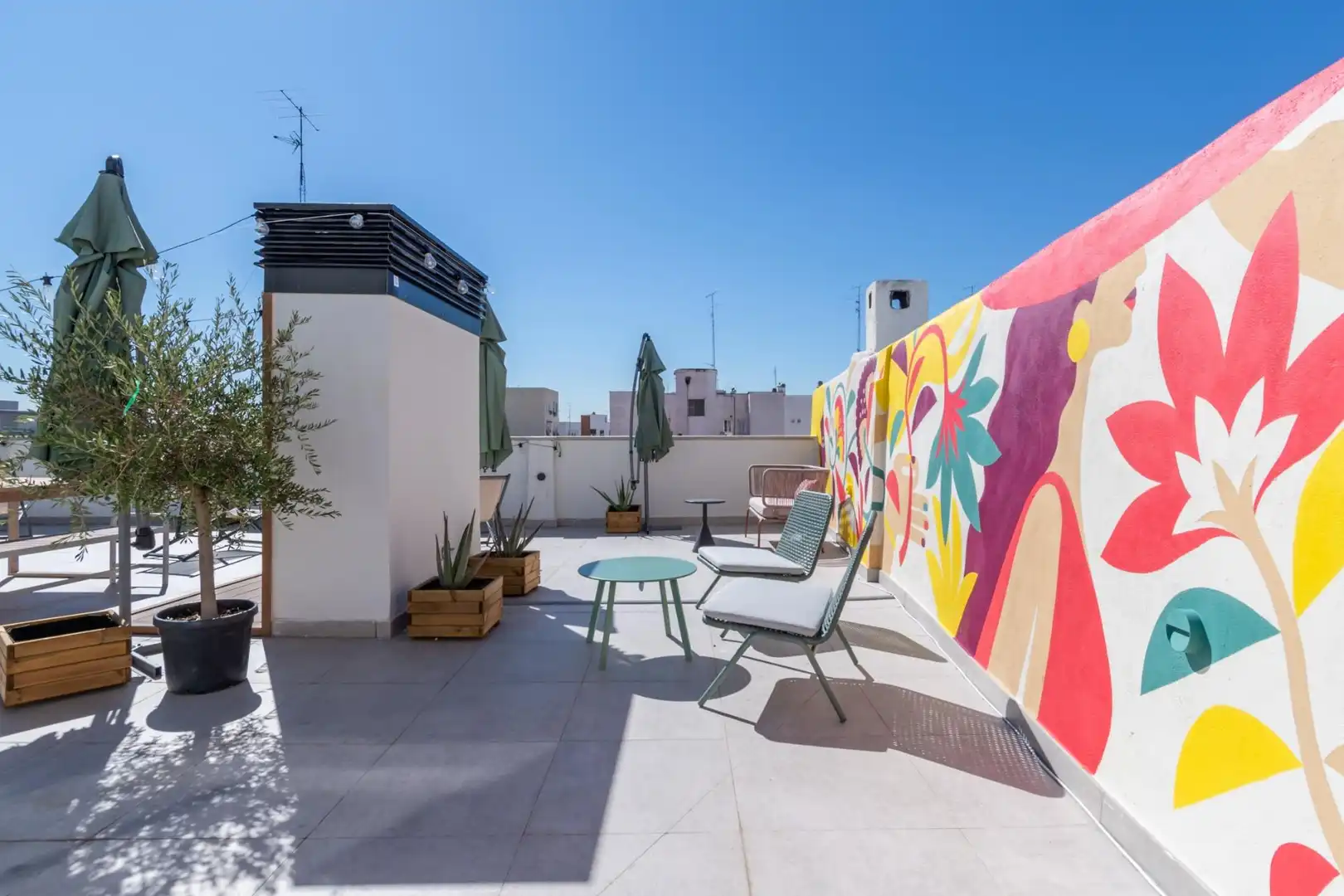 Terrace of Apartments for rent in Madrid  with Air Conditioner, Heating and Terrace