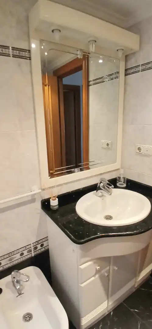 Bathroom of Flat for rent in Almería  with Air Conditioner, Terrace and Furnished