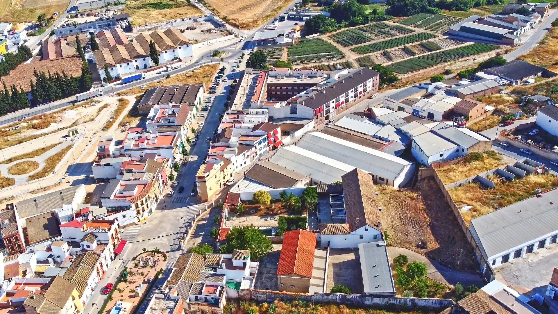 Vista exterior de Nave industrial en venta en Aguilar de la Frontera