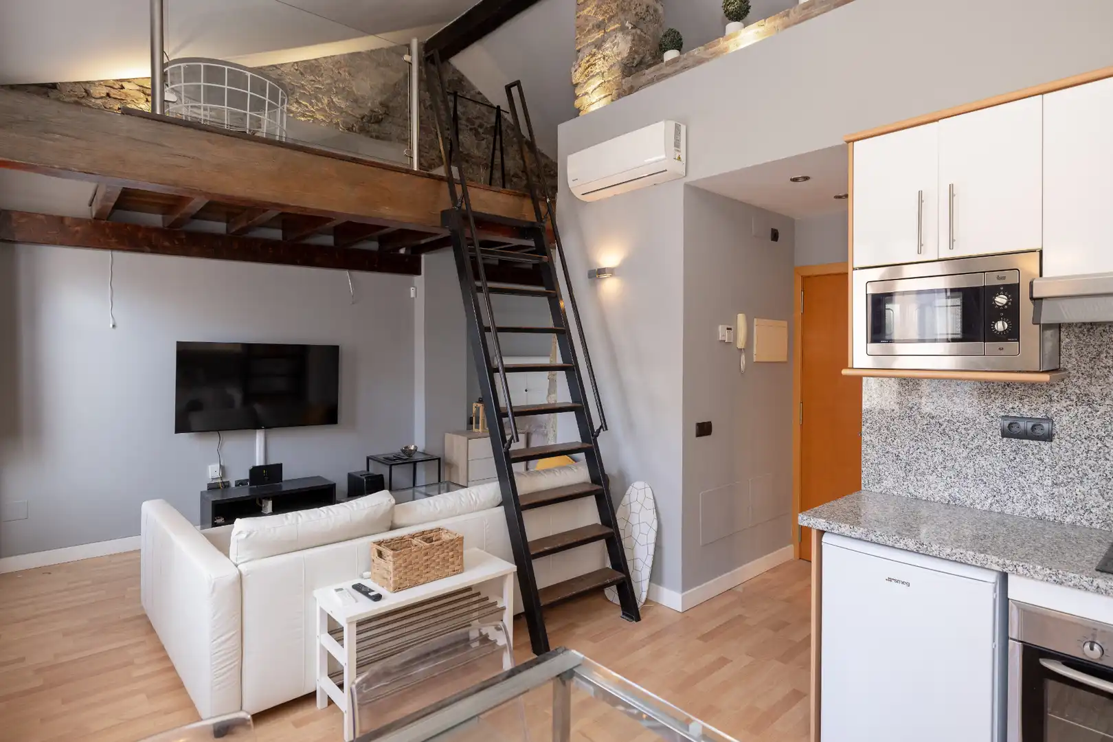 Sala d'estar de Apartament en venda en Málaga amb Aire condicionat, Calefacció i Balcó