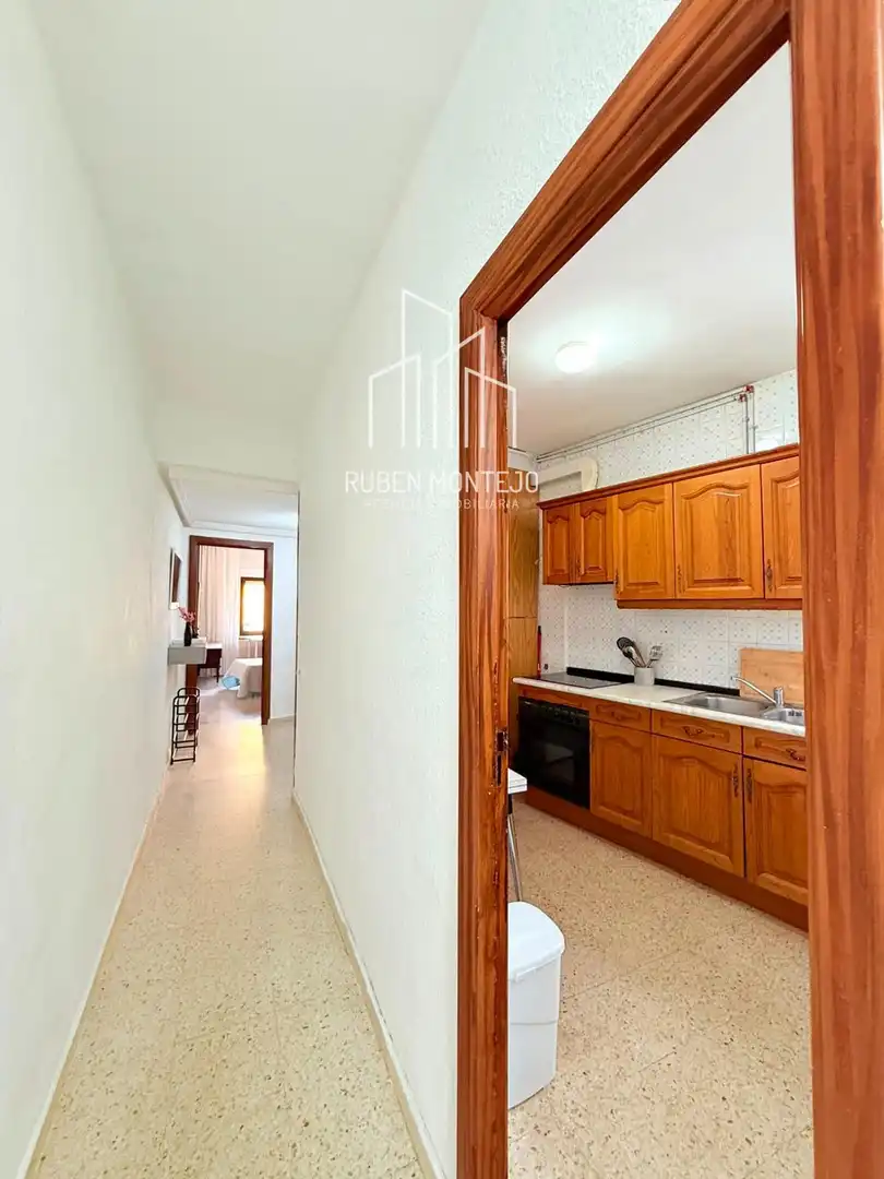 Cocina de Piso de alquiler en Salamanca con Calefacción, Terraza y Amueblado