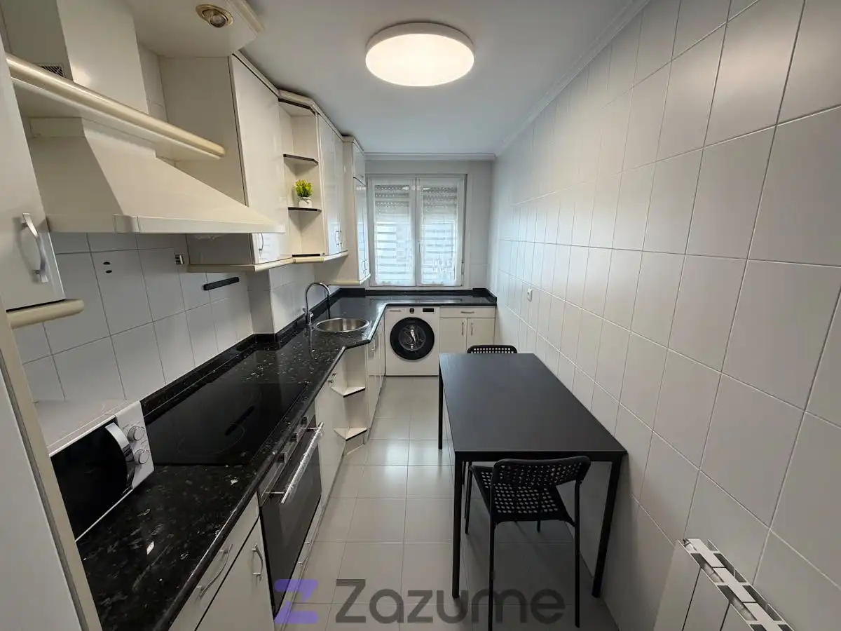 Kitchen of Flat for rent in Santander  with Heating, Parquet flooring and Storage room