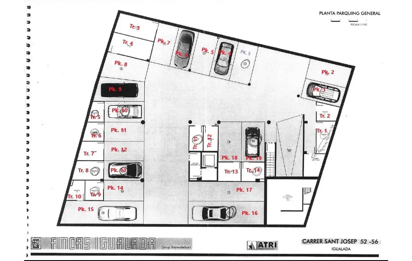 Parkplatz zum Verkauf in Calle de Sant Josep, imagen 6
