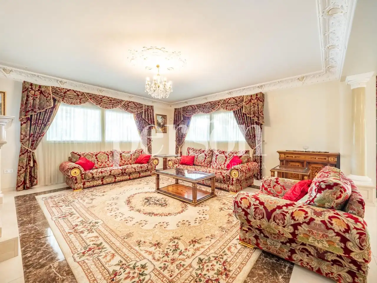 Sala d'estar de Casa o xalet en venda en Rocafort amb Aire condicionat, Calefacció i Jardí privat