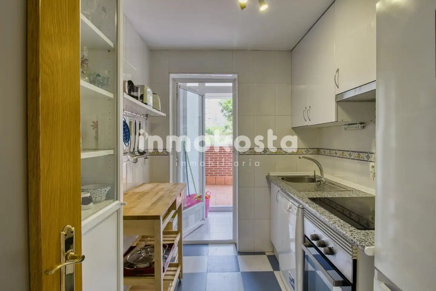 Kitchen of Ground floor for sale in Villajoyosa / La Vila Joiosa  with Air Conditioner, Terrace and Community pool