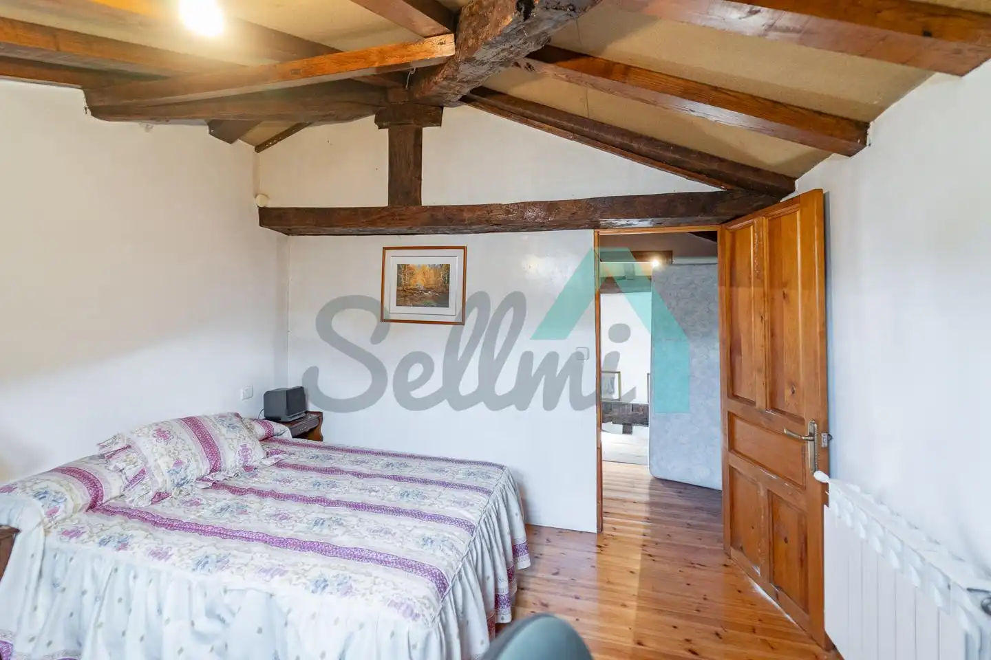 Schlafzimmer von Einfamilien-Reihenhaus zum Verkauf in Onís mit Heizung, Abstellraum und Balkon