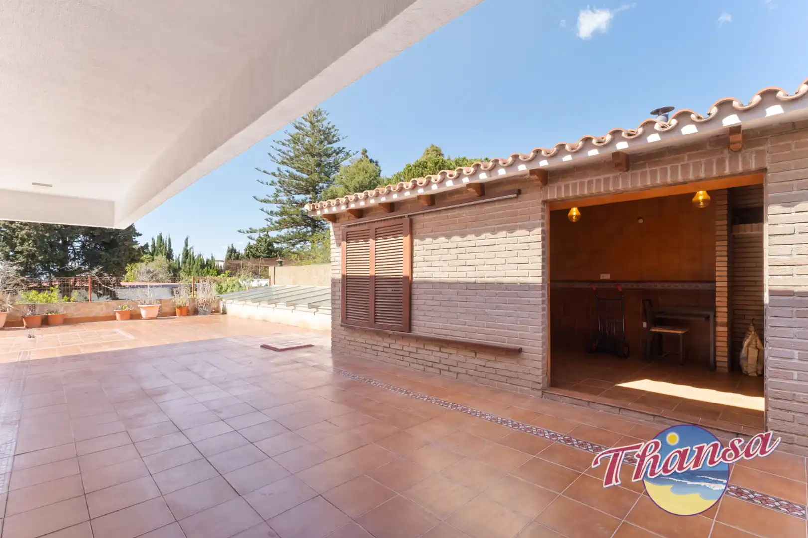 Terraza de Casa o chalet en venta en Alicante / Alacant con Aire acondicionado, Calefacción y Jardín privado