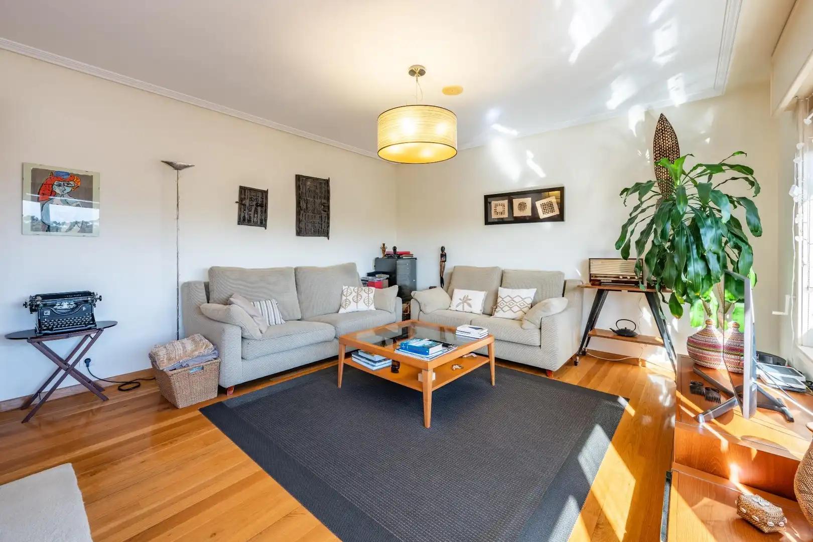 Wohnzimmer von Maisonette zum Verkauf in A Coruña Capital  mit Heizung und Abstellraum