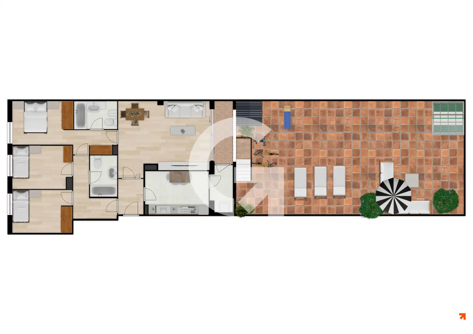 Piso en venta en Sant Feliu de Llobregat con Aire acondicionado, Calefacción y Terraza