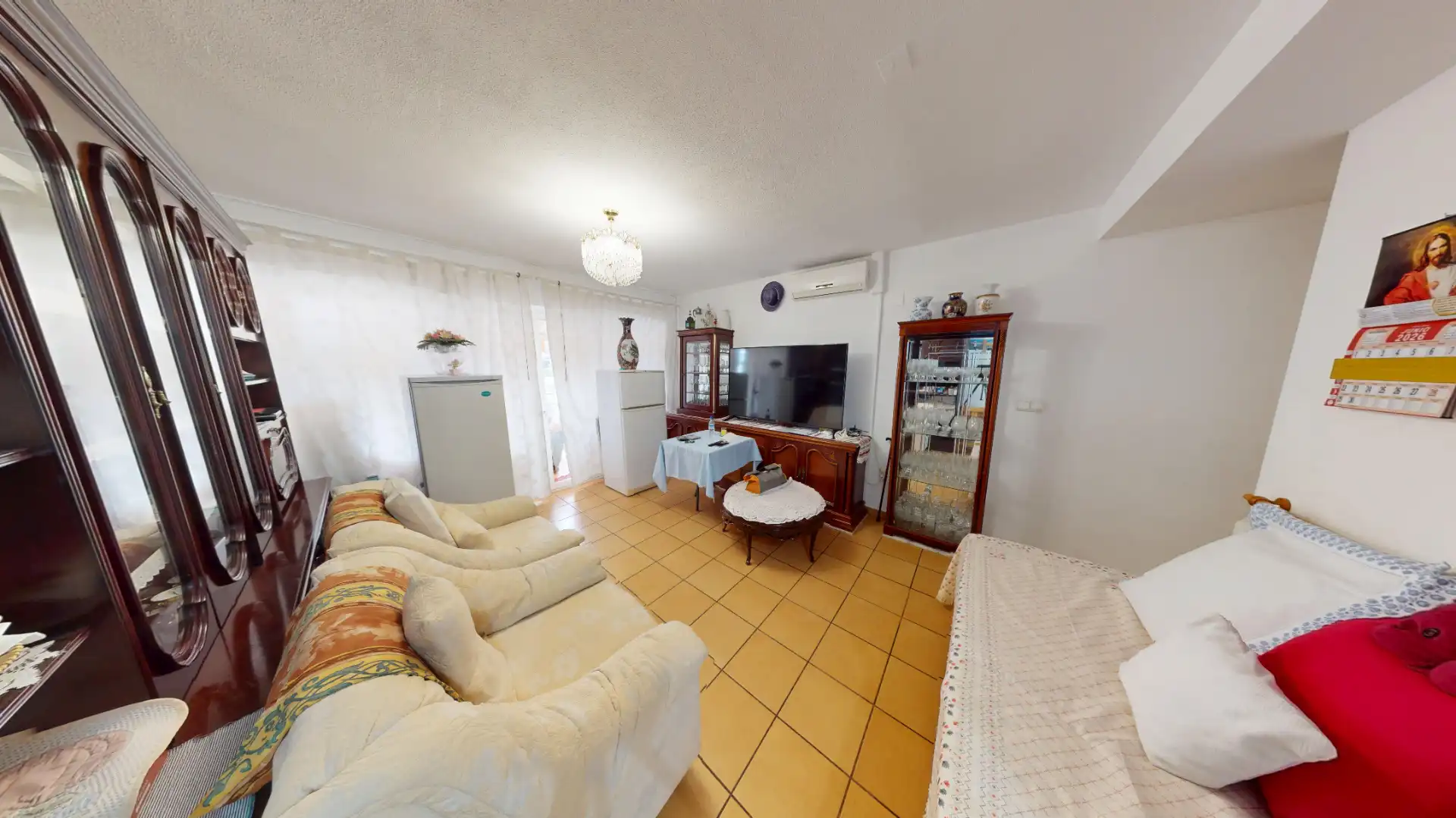Sala de estar de Dúplex en venta en L'Alfàs del Pi con Aire acondicionado, Calefacción y Jardín privado